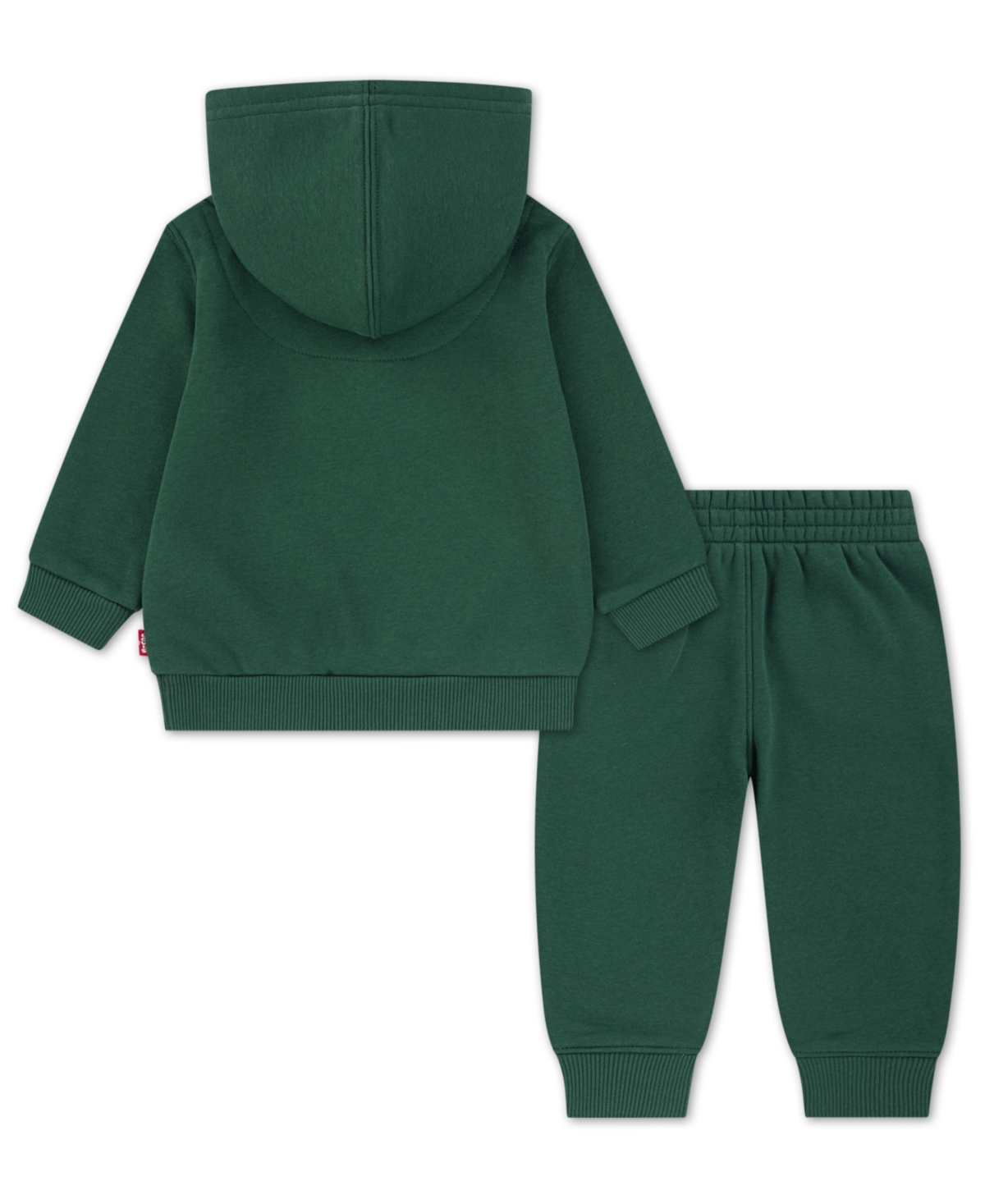 Levi's Baby Boys 2-piece Bear Applique Hoodie And Joggers Set In Green
