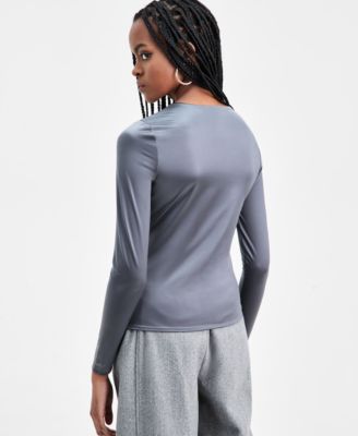 Women's Shine Scoop-Neck Top, Macy's Exclusive