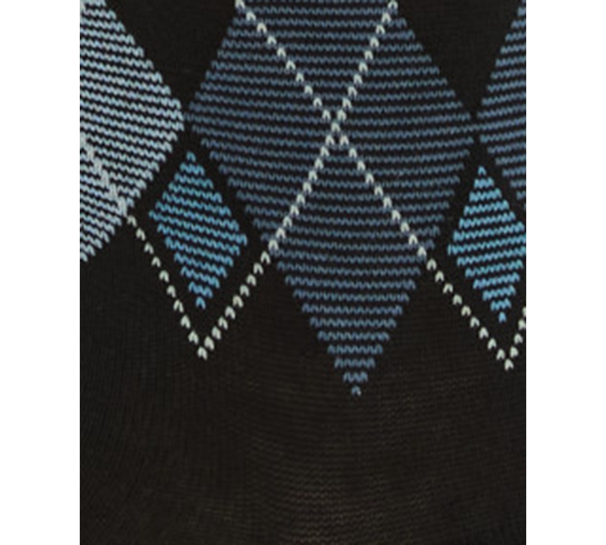 Perry Ellis Portfolio Men's Bamboo Diamond Socks In Black