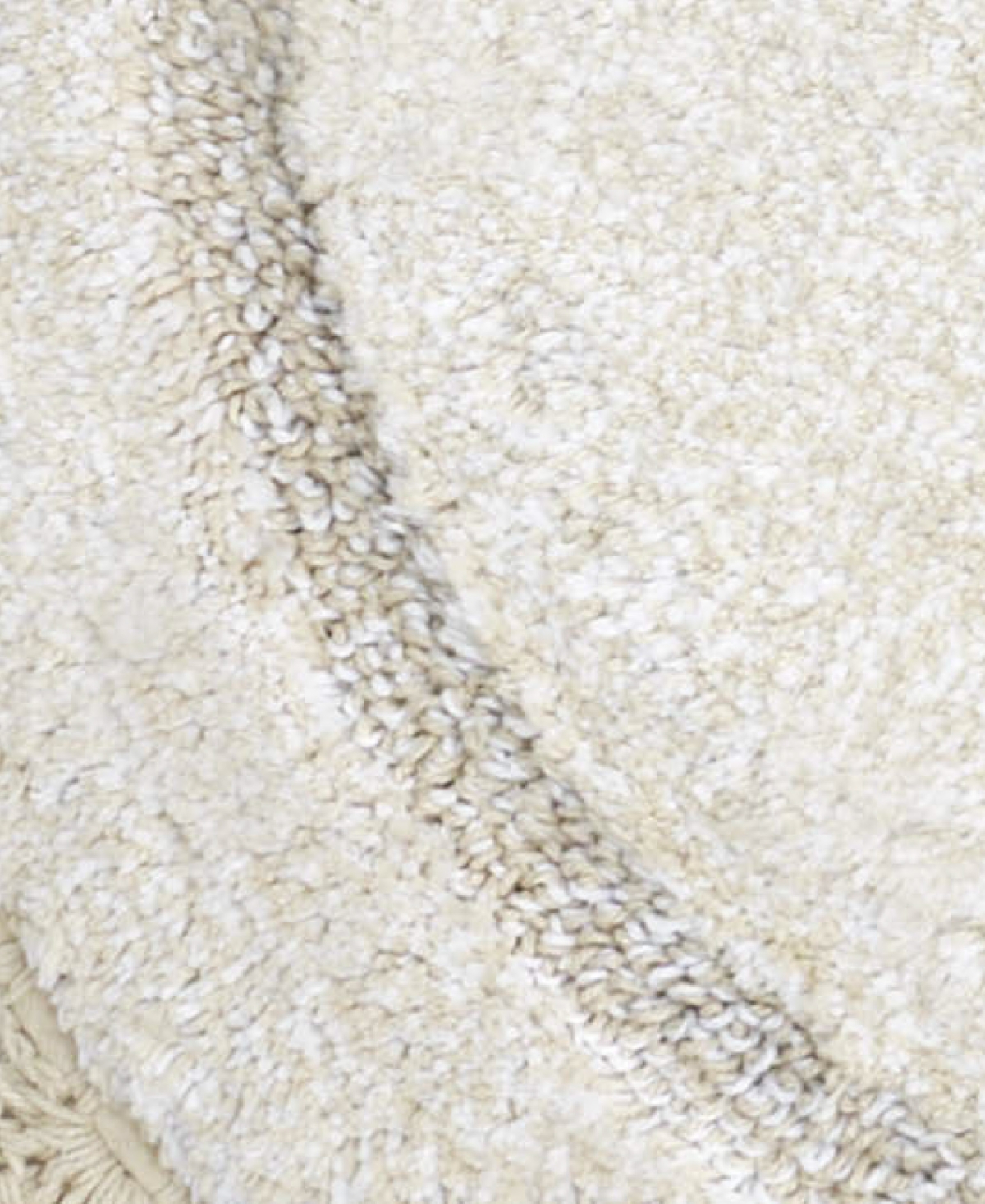 Laura Ashley Crochet Cotton Bath Rug, 24" X 60" In Neutral