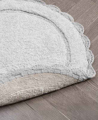 Crochet Cotton Bath Rug, 21" x 34"