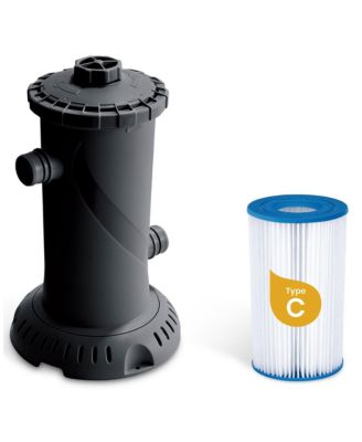 18' x 48" QuickSet Ring Top Above Ground Swimming Pool, Herringbone