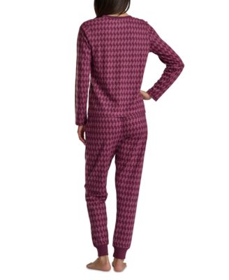 Women's 2-Pc. Packaged Printed Thermal Pajamas Set