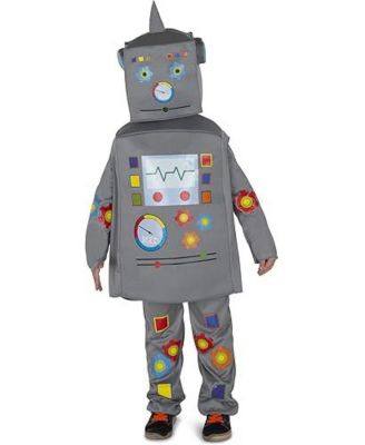 Kids Robot Tunic, Pants & Headpiece Costume Set