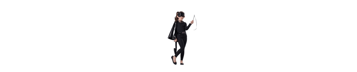 Dress Up America Kids Black Cat Costume Set