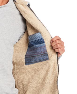 Men's Berber Lined Zip Front Rancher Jacket