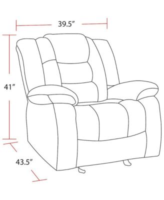 Bolton - Misty Storm Glider Recliner