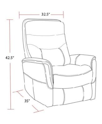 Two Pack 90% Polyester, 10% PU Truffle Power Lift Recliner with Articulating Headrest