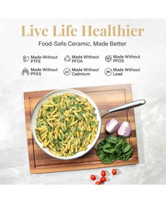 Natural Collection 15-Piece Ceramic Nonstick Cookware Set