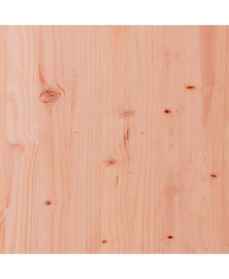 Sun Lounger Natural wood Solid Douglas wood Medium