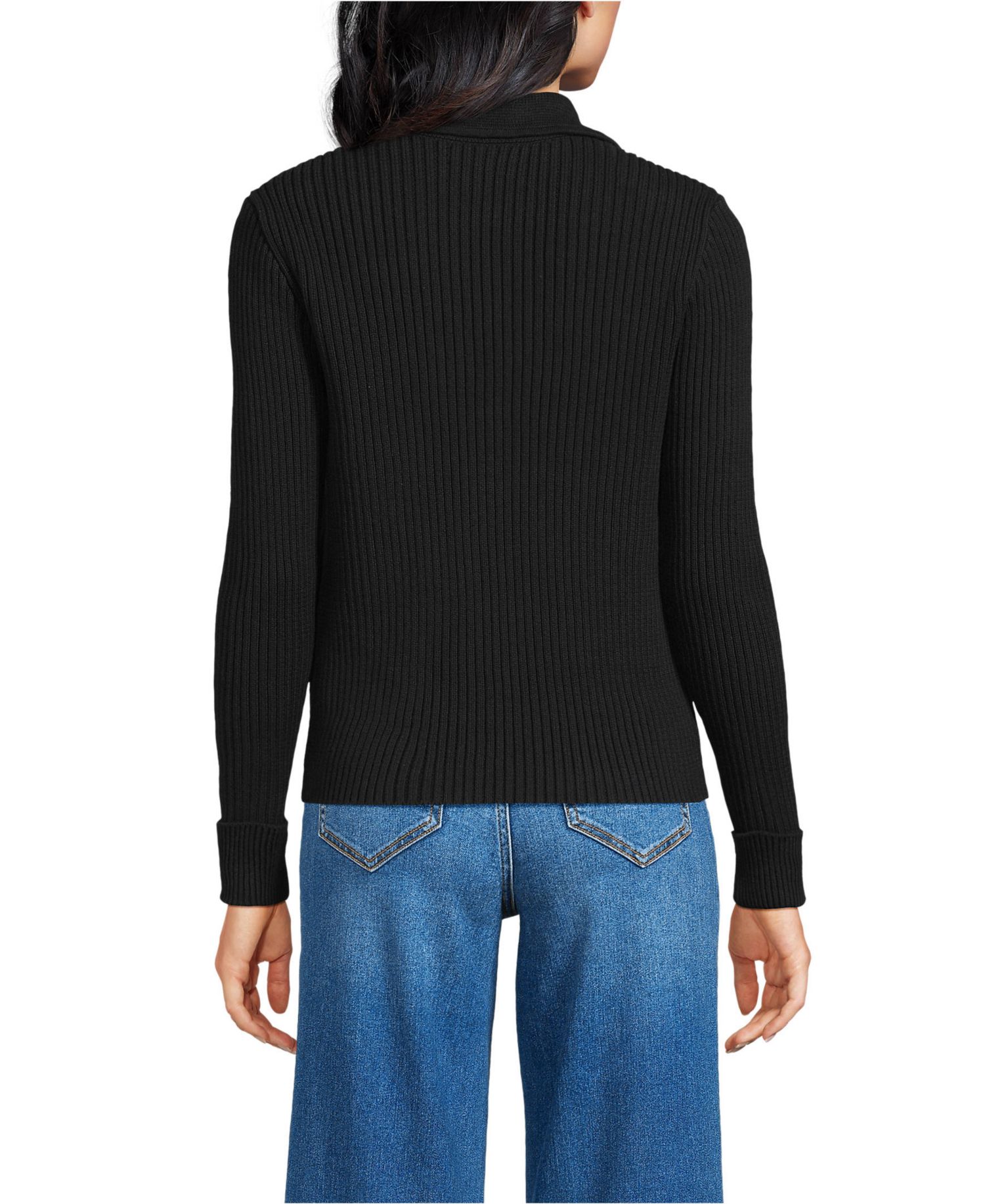Women's Drifter Ribbed Collared Blazer Sweater