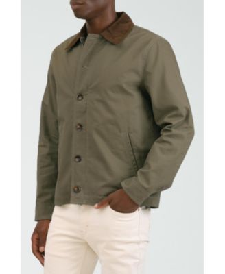 Men's Water-Resistant Cotton Shirt Jacket