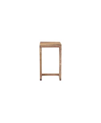 Urban Solid Sheesham Wood End Table, Natural (Set of 2)