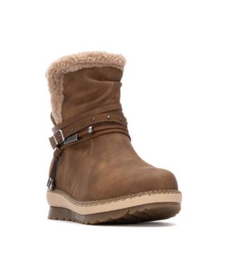 Women's Faux Shearling Lined Ankle Booties Refresh Collection By XTI