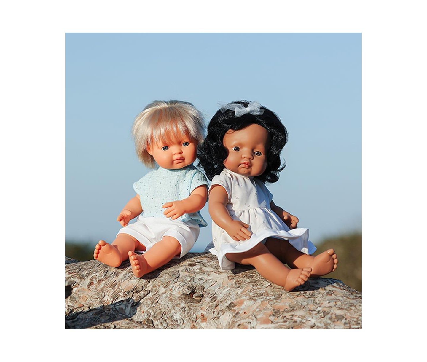 Детская кукла MINILAND My Friends & Me 15" Anatomically Correct Baby Doll, Ages 10 Months+, цвет: Light Skin — фото 4
