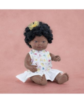 My Friends and Me Collection African Baby Girl Doll with Black Hair - 15"