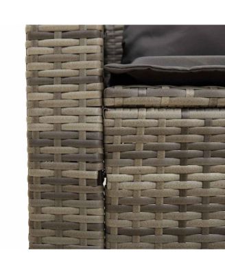 Garden Sofa Set Grey, Dark Grey