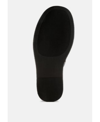 Womens Adena Rhinestone Embellished Flatforms