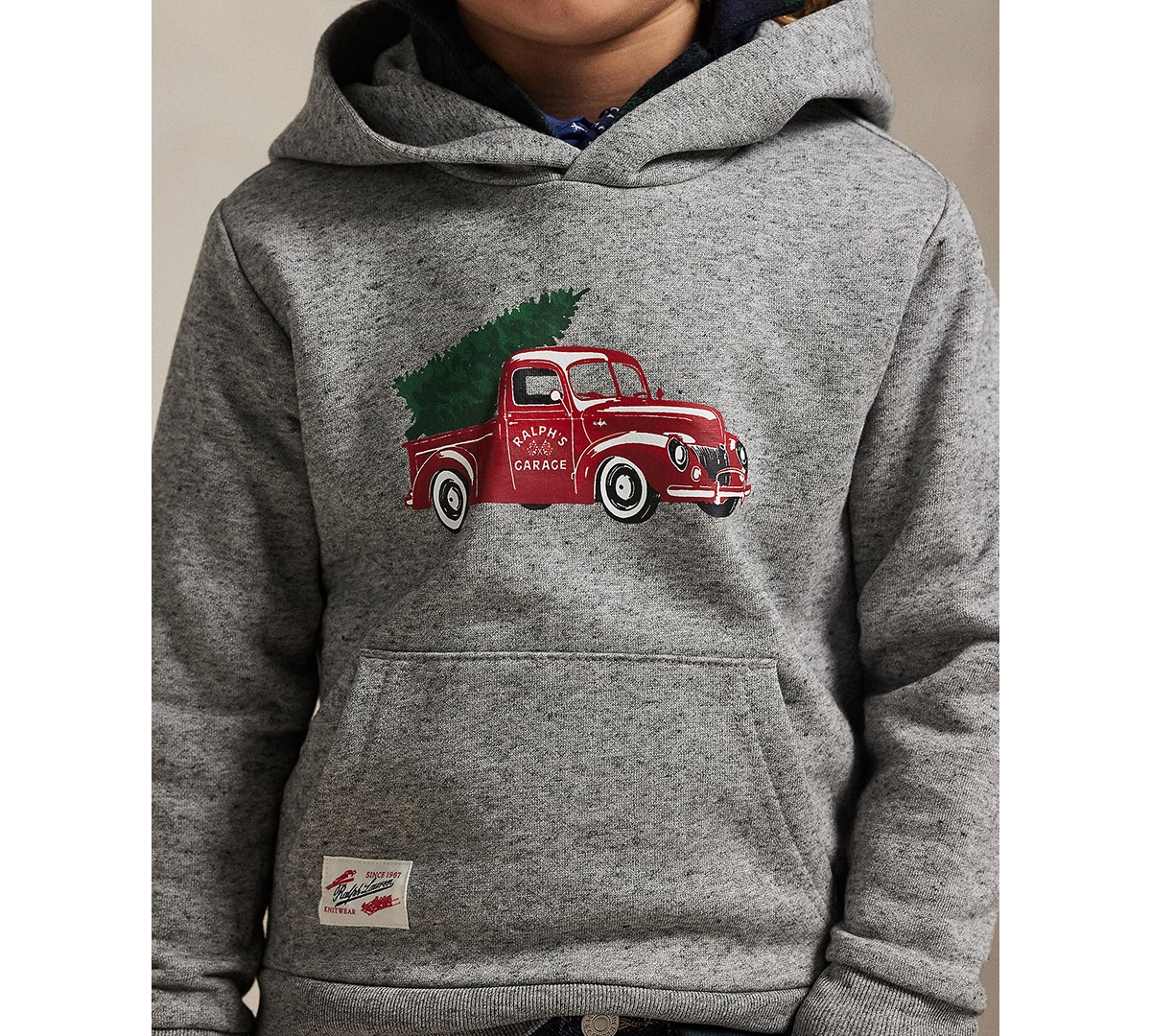 Polo Ralph Lauren Boys 2-7 Truck Printed Long Sleeve Hoodie