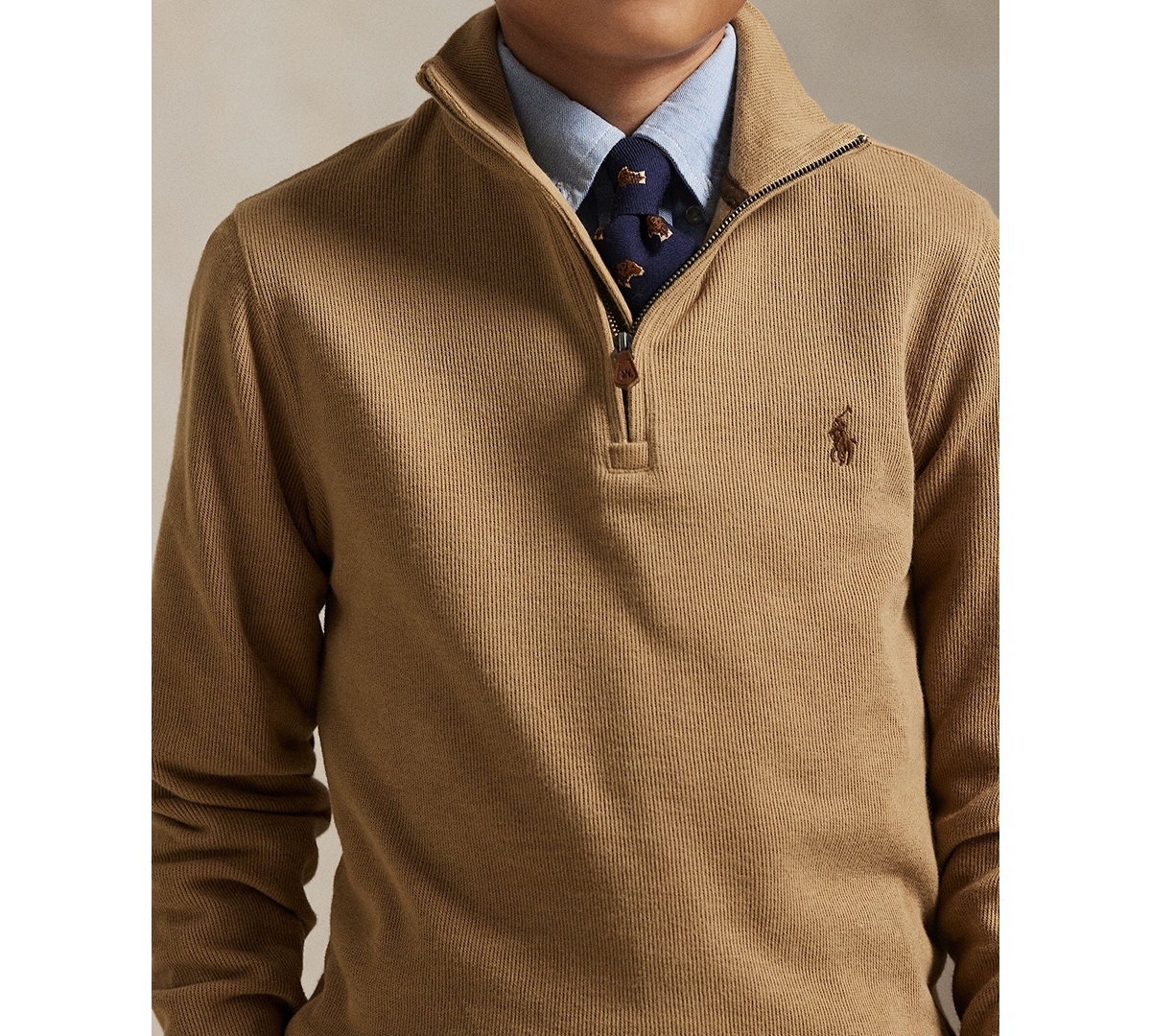 Polo Ralph Lauren Big Boys 8-20 Quarter-Zip Sweater