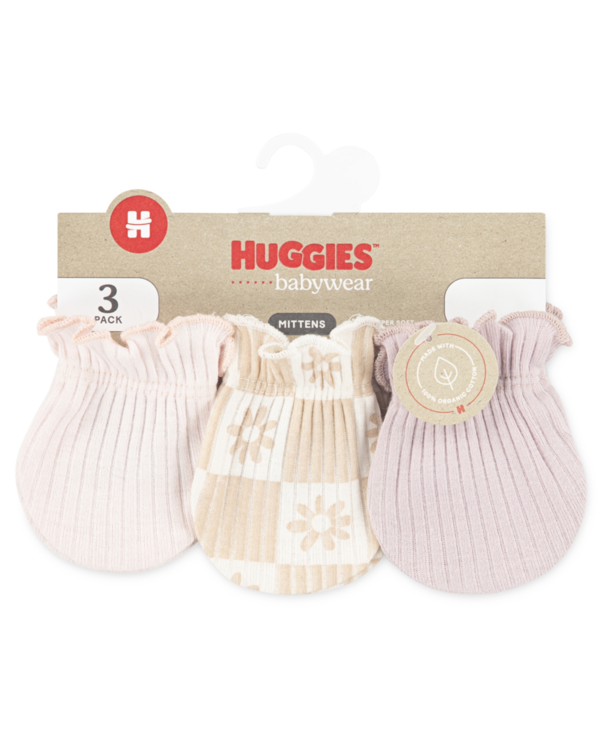 Huggies Baby Girl 3-Pack Warmth Mittens