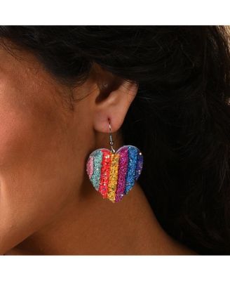 Women's Heart Drop Earrings