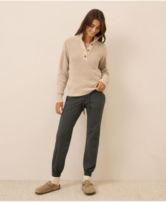 Women's Luxe Knit Henley Sweater
