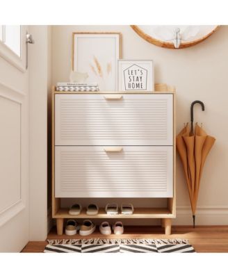 Nordic Shoe Storage Cabinet 2 - White