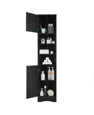 Corner Cabinet Tall Bathroom Storage
