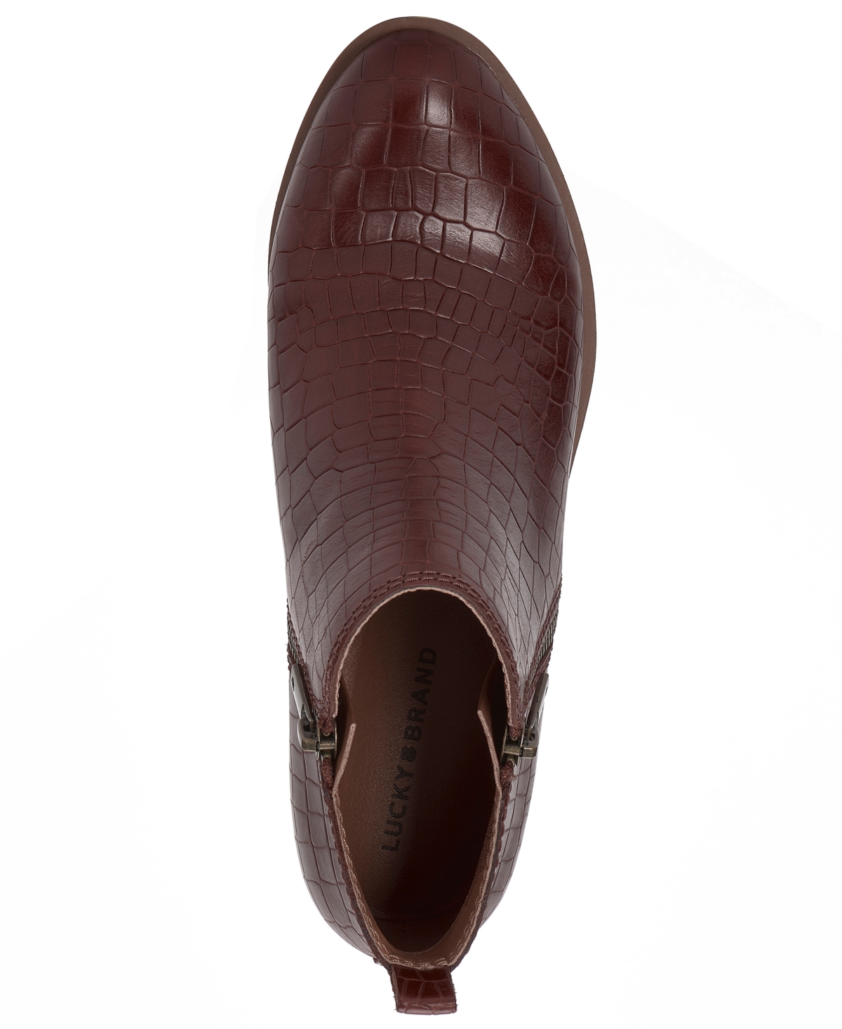 Lucky Brand Women's Basel Ankle Booties In Brown