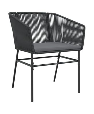 Garden Chair Black PE rattan Standard UV-resistant materials