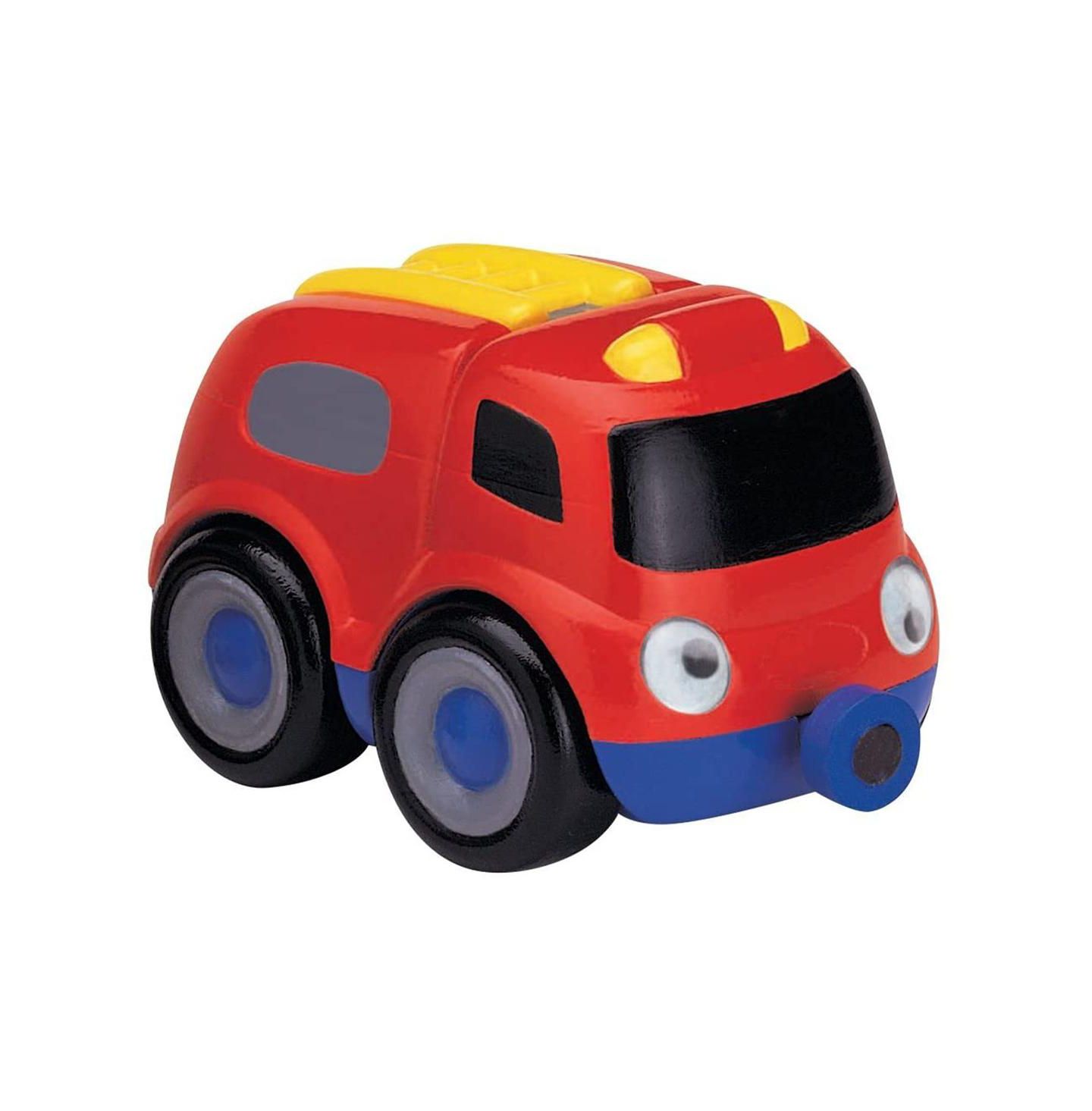 Детские игрушки Small World Toys Tailgate Trio Magnetic Connector Rolling Fire Engine, Police Car and Ambulance, 3-Piece Toy Set, цвет: Assorted Pre-Pack — фото 3