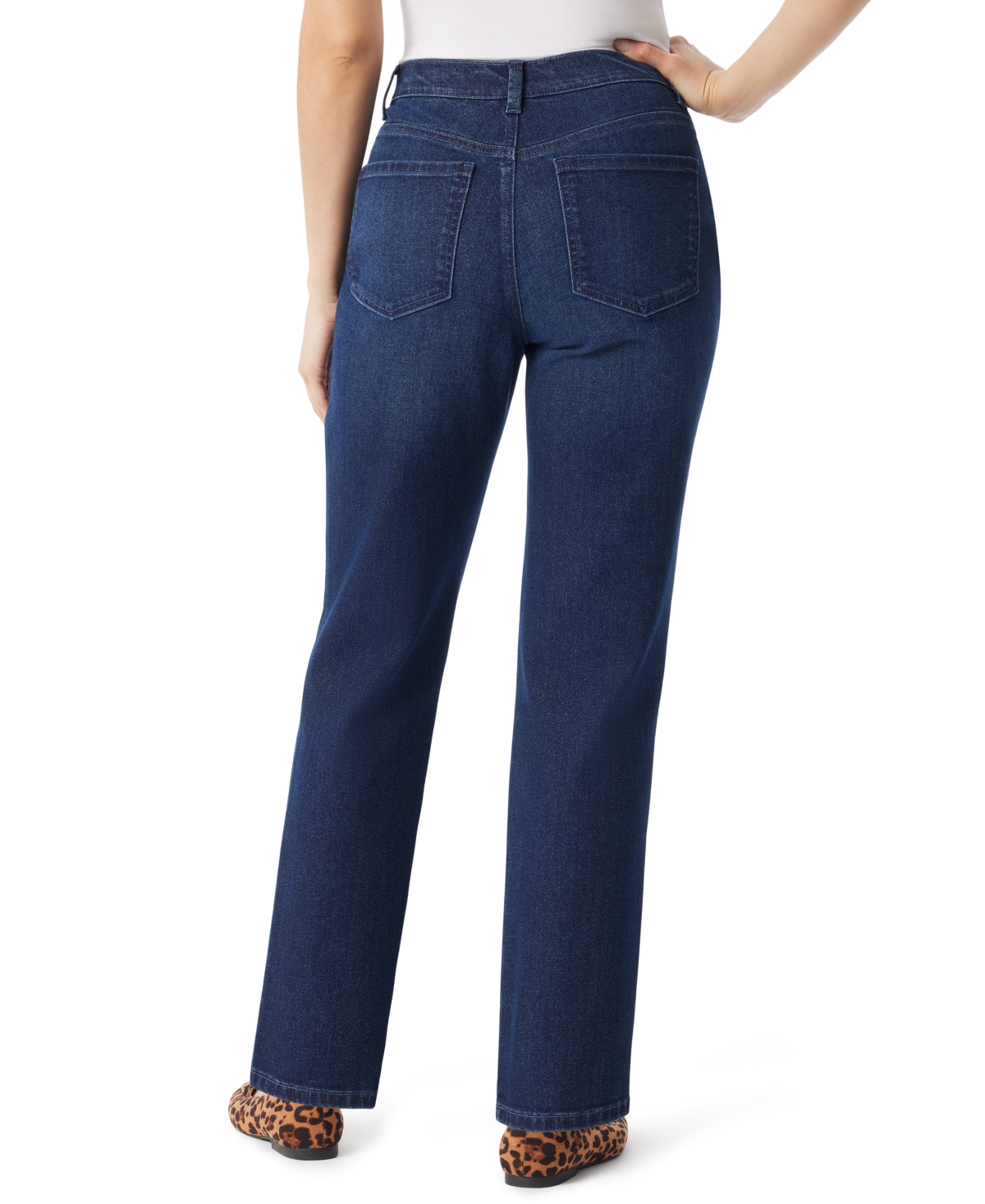 Gloria Vanderbilt Women's Amanda High Rise Straight Jeans