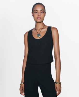 Women's Buttons Suit Vest