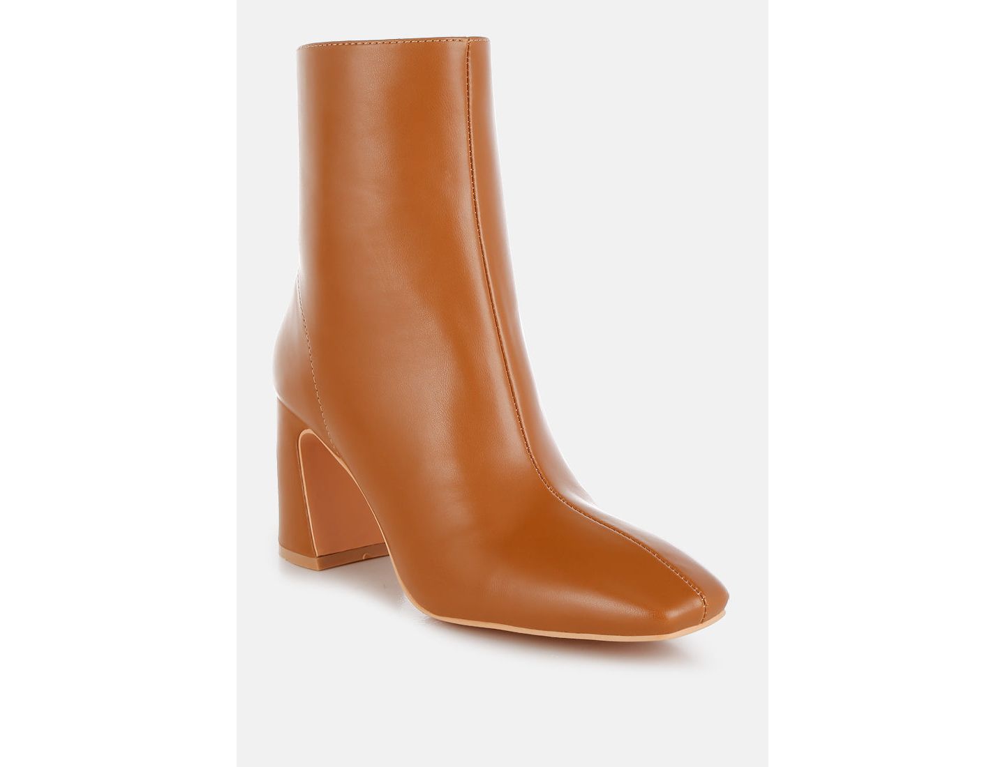Женские ботинки London Rag Bruna Square Toe Ankle, цвет: Коричневый — фото 4