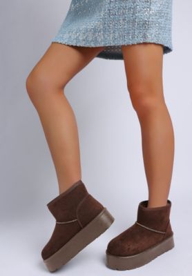 Womens Derta Soft Microfiber Snow Boots