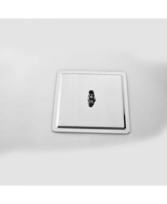 12" Rain Chrome Shower Head Systems Wall Mounted Shower Full Body Coverage Square Shower Head