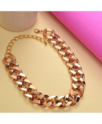 Block-Link Chain Necklace