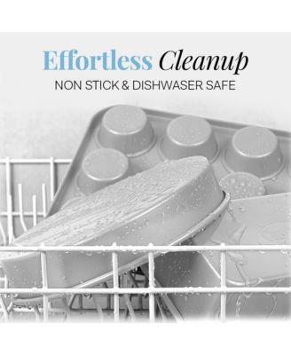 6-Piece Nonstick Stackable Nesting Bakeware Set