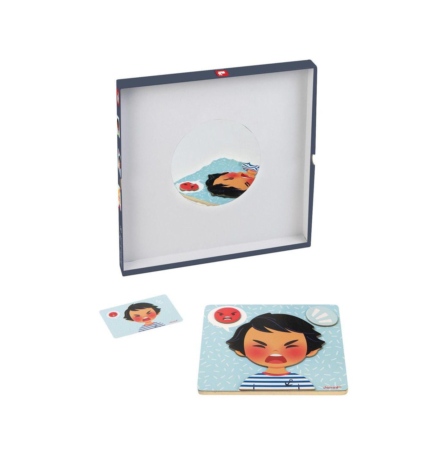 Детские игрушки Janod Magnetic Emotions Recognition Set, цвет: Разноцветный — фото 6