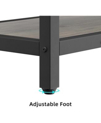 Coat Rack Shoe Bench 72in Tall Hall Tree Shoe Rack with Storage Shelf and Hooks for Entryway Removable Industrial Accent Furniture Metal Frame