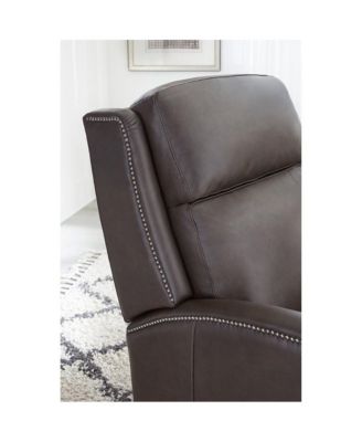 Vermont - Slate Noire Manual Pushback Recliner