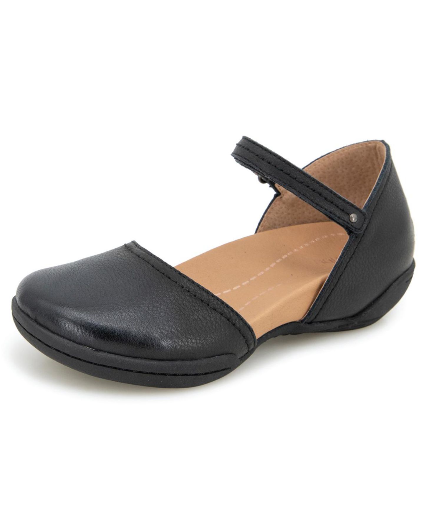 Обувь Jambu Women's Margo Mary Jane Casual Flat Shoes, цвет: Чёрный — фото 7