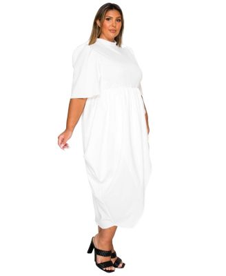 Plus Size Aesira Tulip Hem Pocket Dress