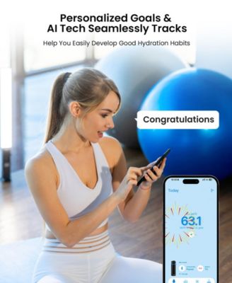 24 oz. Insulated Smart Water Bottle with Hydration Tracking