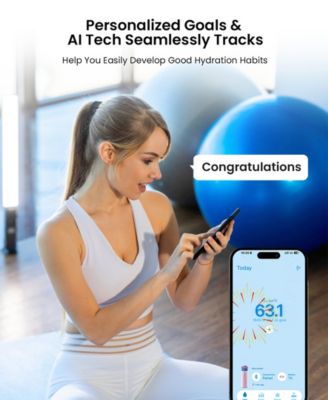 24 oz. Insulated Smart Water Bottle with Hydration Tracking