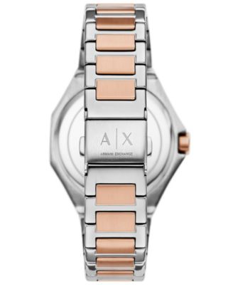 Armani Exchange Women's Multifunction Two-Tone Stainless Steel Watch, 36mm