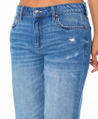 Juniors' Low-Rise Slouchy Flare Jeans 