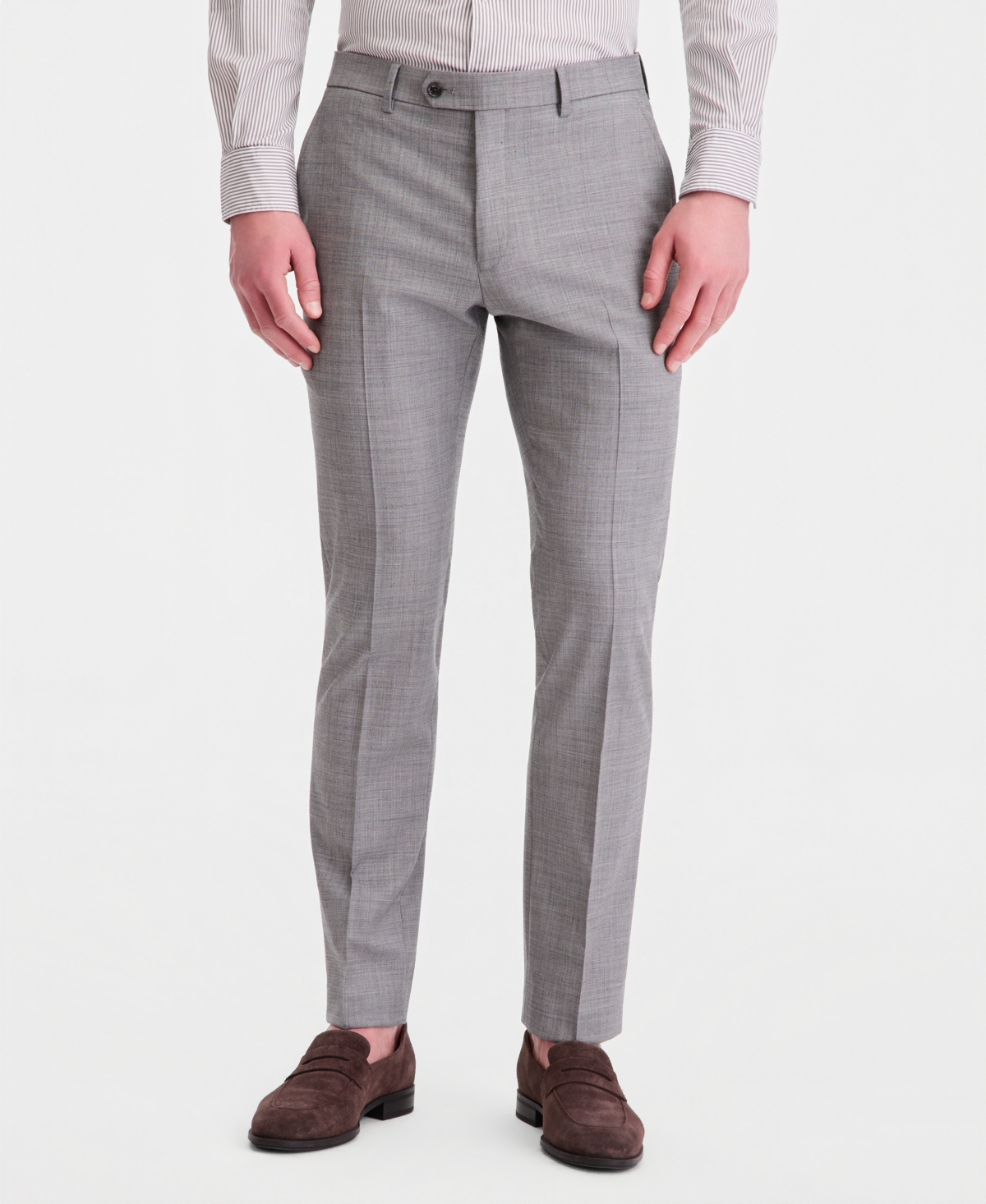 Michael Kors Men's Classic Fit Performance Dress Pants - Gray
