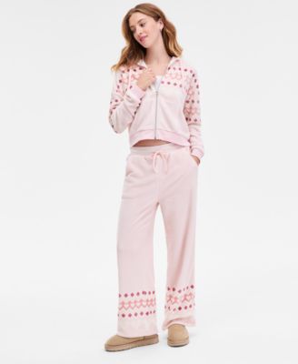 Juniors' Cozy Cropped Full-Zip Hoodie